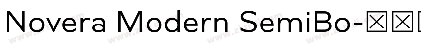 Novera Modern SemiBo字体转换